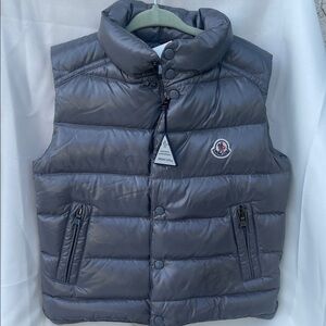 Moncler Charcoal Puffer Vest